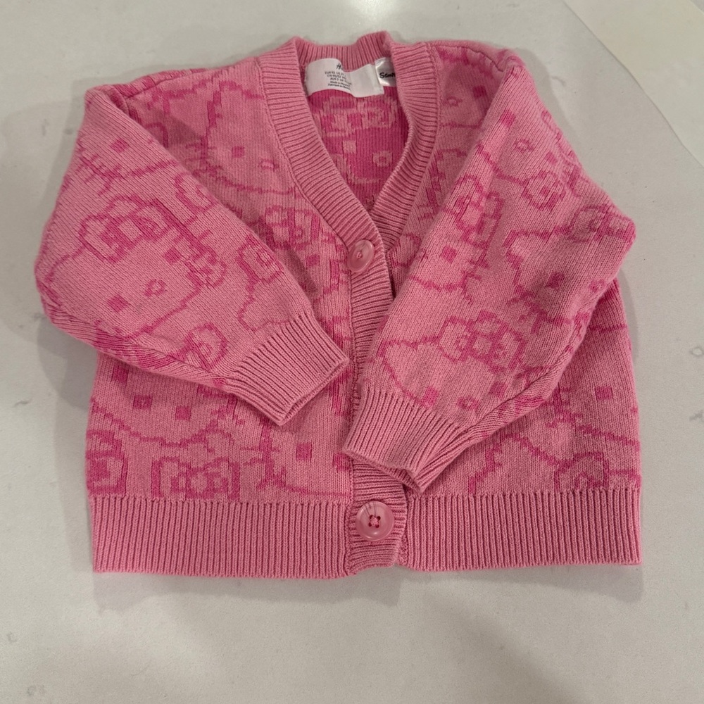 H&M Toddler Pink Sanrio Hello Kitty Cardigan